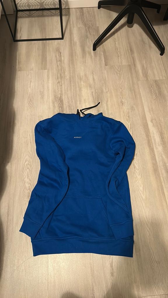 Aspact Hoodie nieuwstaat maat L, Ophalen of Verzenden, Zo goed als nieuw, Blauw