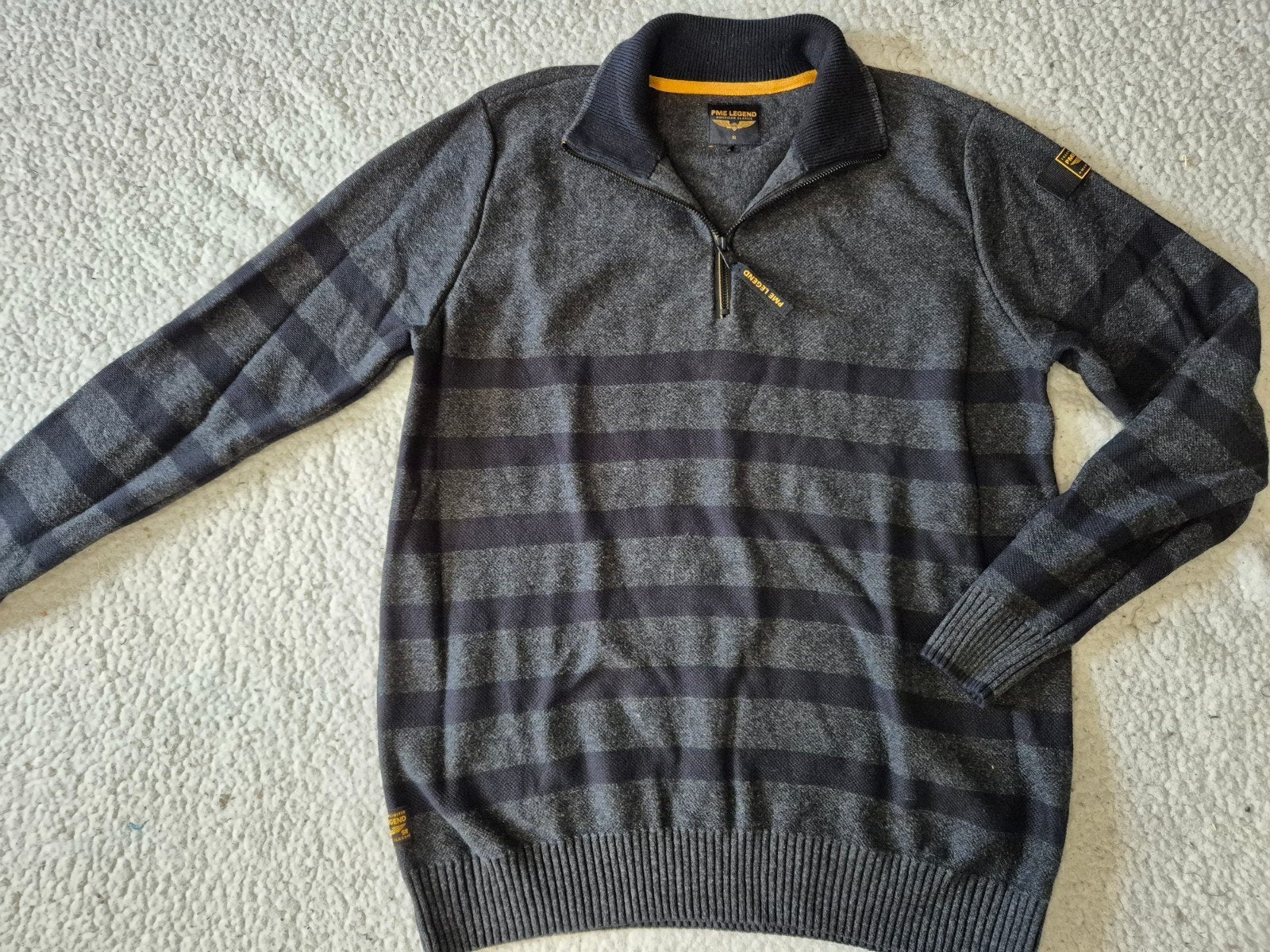 Pme Legend Pall Mall trui Knitwear Zipper maat XL, Verzenden, ., Maat 56/58 (XL), Zo goed als nieuw