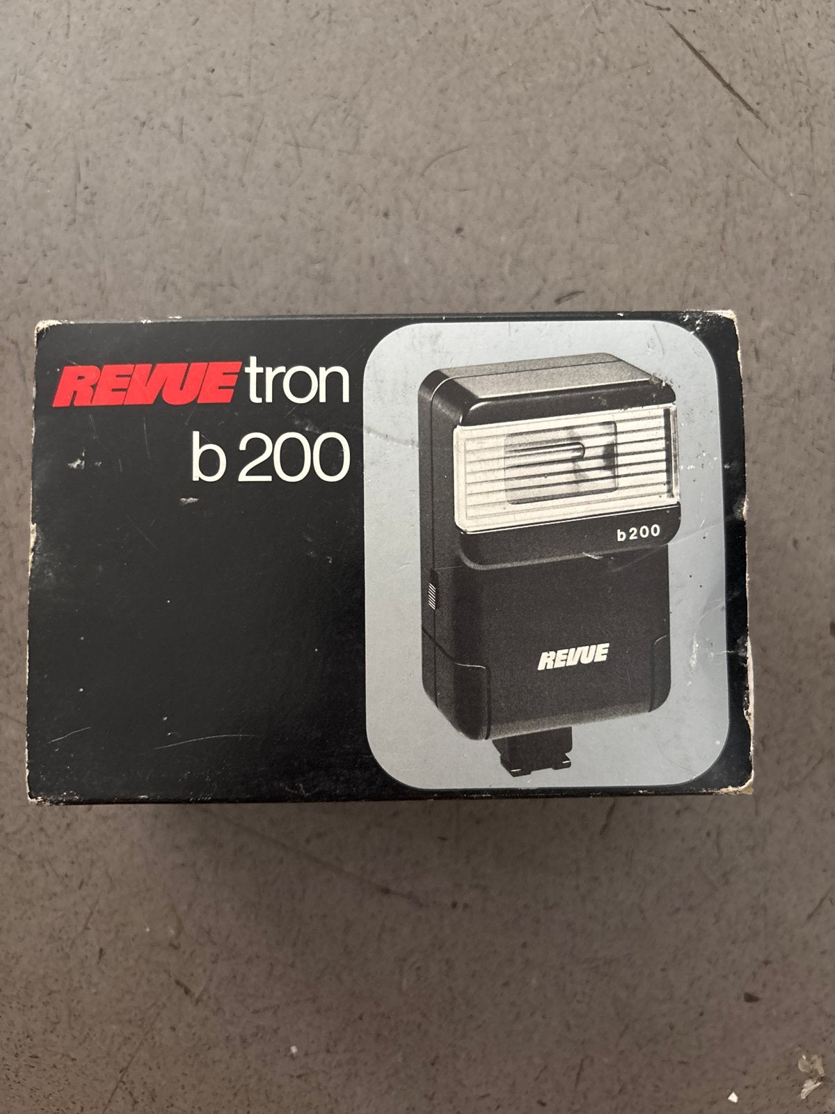 Revue tron b 200 flitser - Vintage flitser voor camera's, Gebruikt, Voor analoge fotografie, Externe flitser, Ophalen