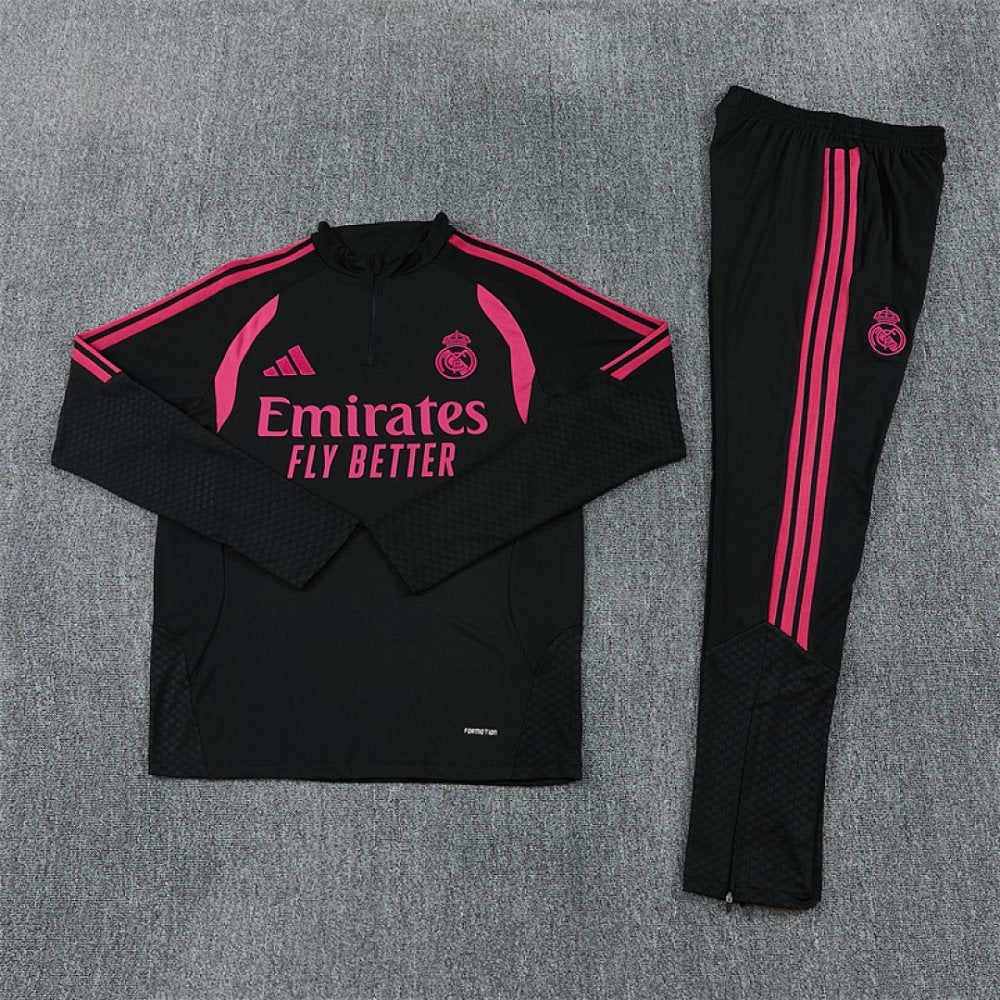 Real Madrid Zwart/Roze Trainingspak Volwassenen 2026/2027, Verzenden, Nieuw