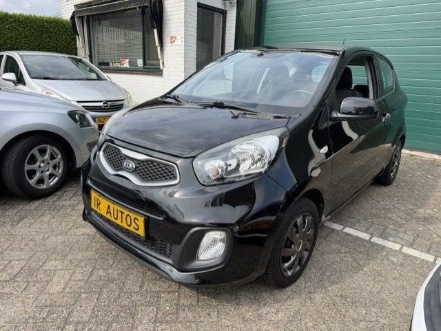 Kia Picanto /Airco!, Stof, Gebruikt, Zwart, Origineel Nederlands