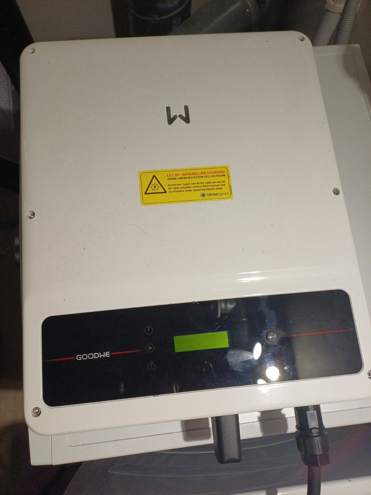 GoodWe GW4000-SDT-20 omvormer voor zonnepanelen, Doe-het-zelf en Verbouw, Elektra en Kabels, Ophalen, Gebruikt, Overige typen