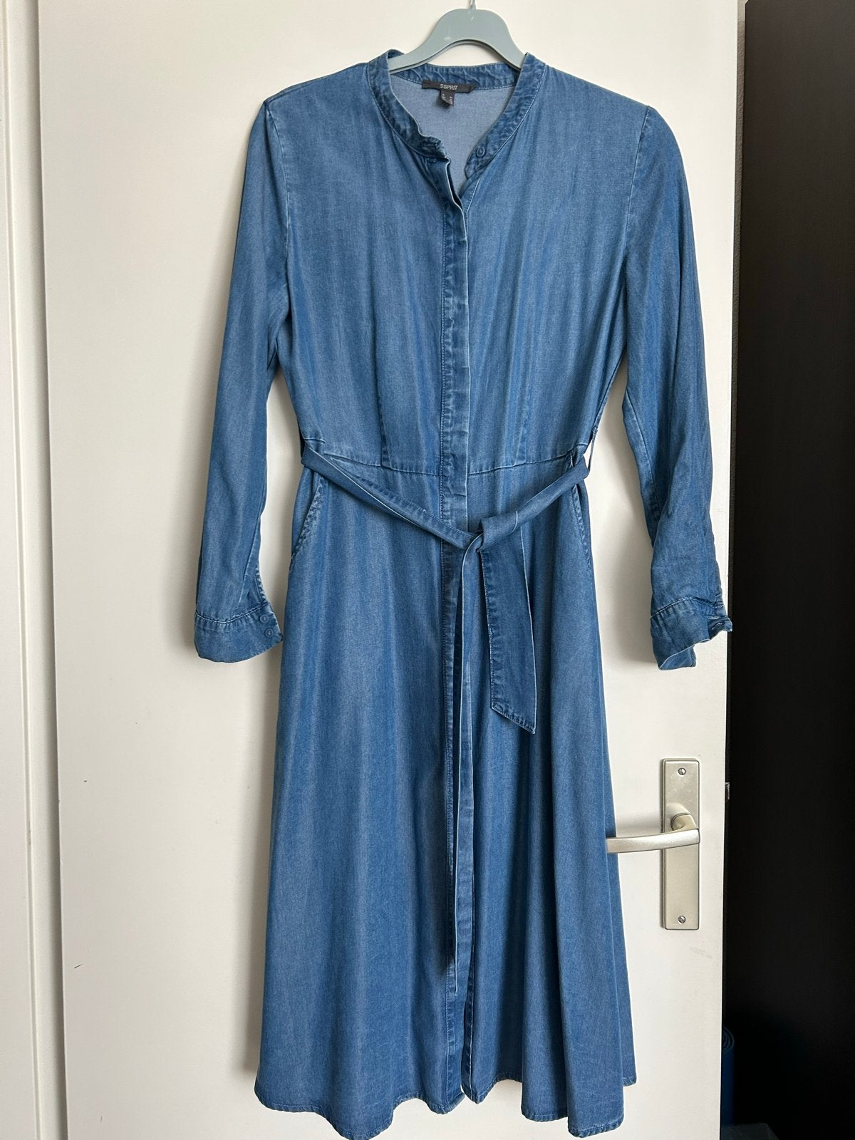 Esprit denim jurk maat 36 (S), Blauw, Nieuw, Ophalen of Verzenden, Maat 36 (S)
