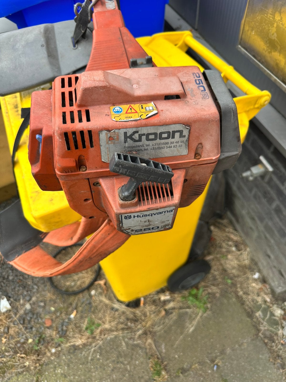 Kroon / Husqvarna 250R kantjesmaaier – loop of sloop – €50, Tuin en Terras, Ophalen, Gebruikt