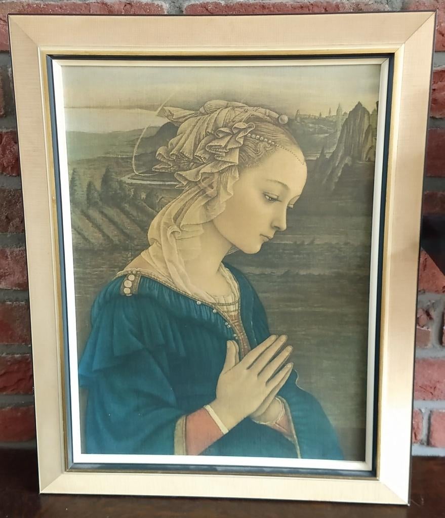 schilderij Madonna, ingelijst,  volgnr 19, Ophalen of Verzenden