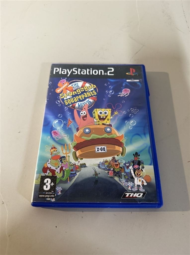 ps2 playstation - the spongebob squarepants movie, Avontuur en Actie, 1 speler, Ophalen of Verzenden, Zo goed als nieuw
