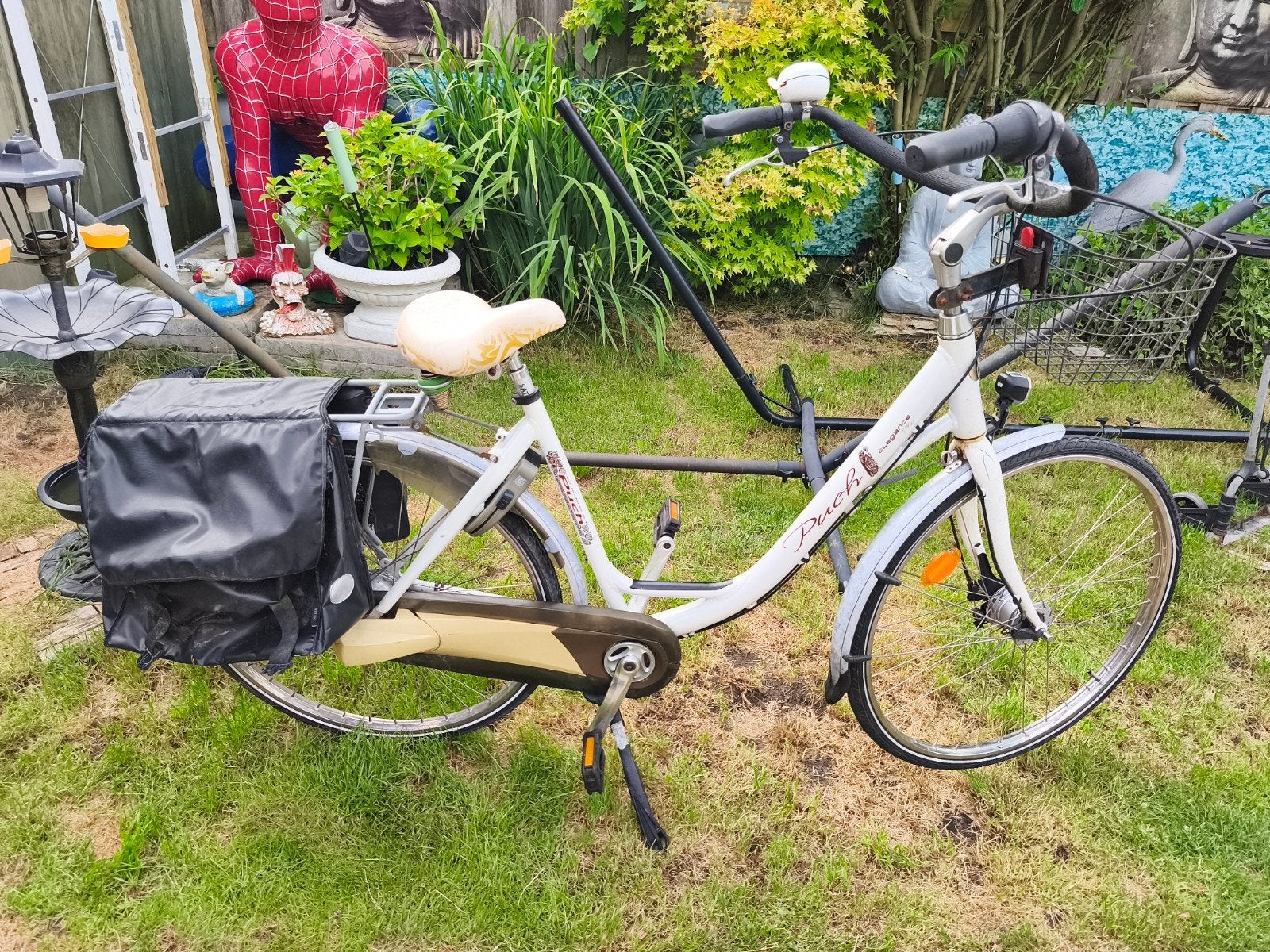Puch Elegance Plus Moederfiets 28 inch, 7 versnellingen, Mandje, 0 zitjes, Trommelrem, Ophalen