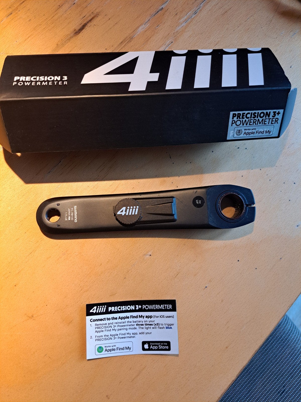 4iiii Precision 3+ Powermeter Shimano Ultegra FC-R8100, Crankstel of Pedalen, Nieuw, Ophalen of Verzenden, Aluminium