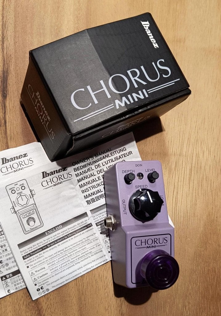 Ibanez CS Mini Chorus effect pedaal compleet Japan, Ophalen, Zo goed als nieuw, Chorus