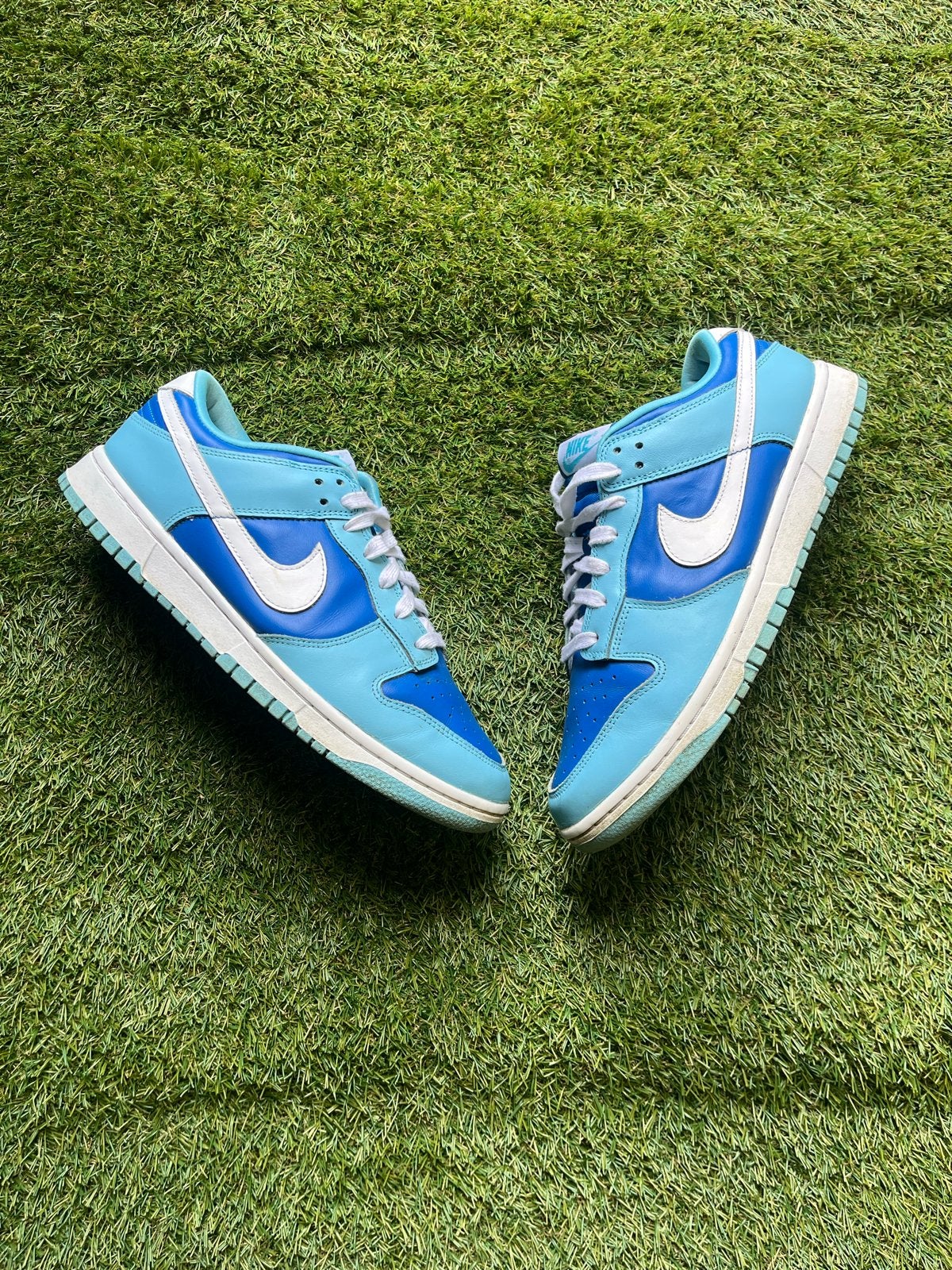 Nike Dunk Low 'Light Blue' - Maat 42.5, Ophalen of Verzenden, Zo goed als nieuw, Blauw, Sneakers of Gympen