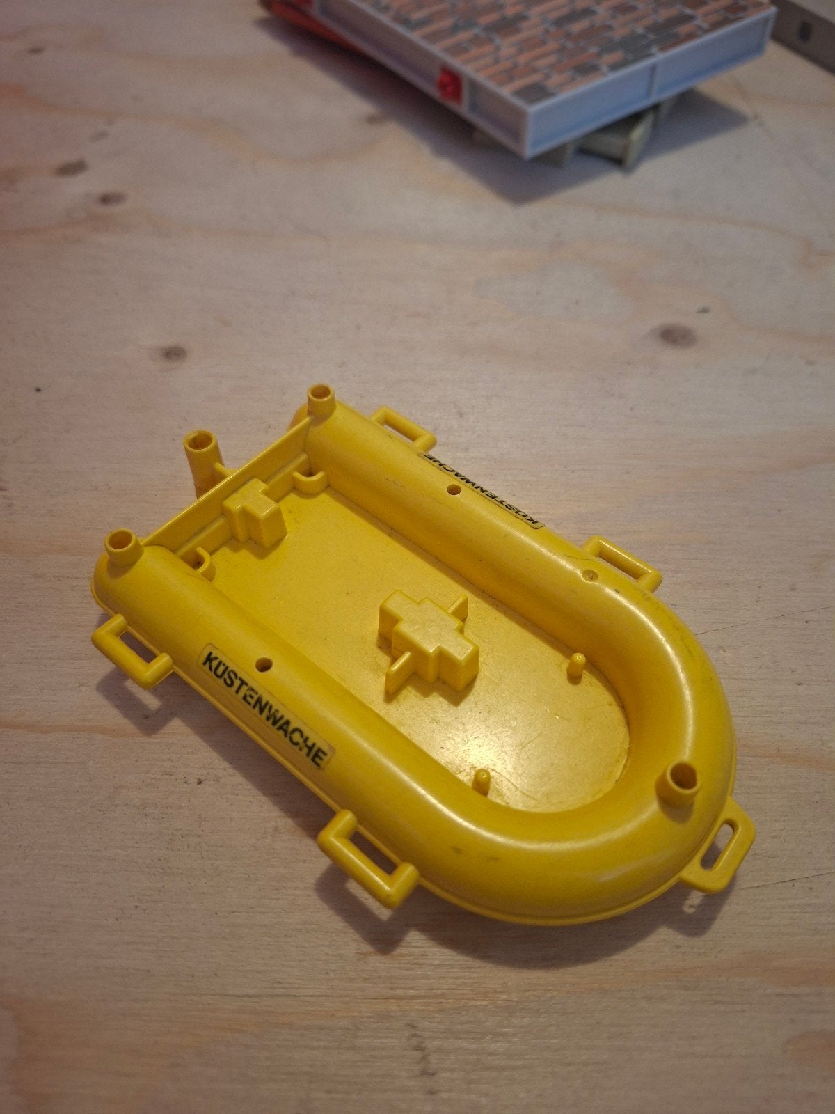 Vintage Playmobil Kustenwache Rubberboot, Gebruikt, Losse onderdelen, Ophalen of Verzenden, Boot/Schip