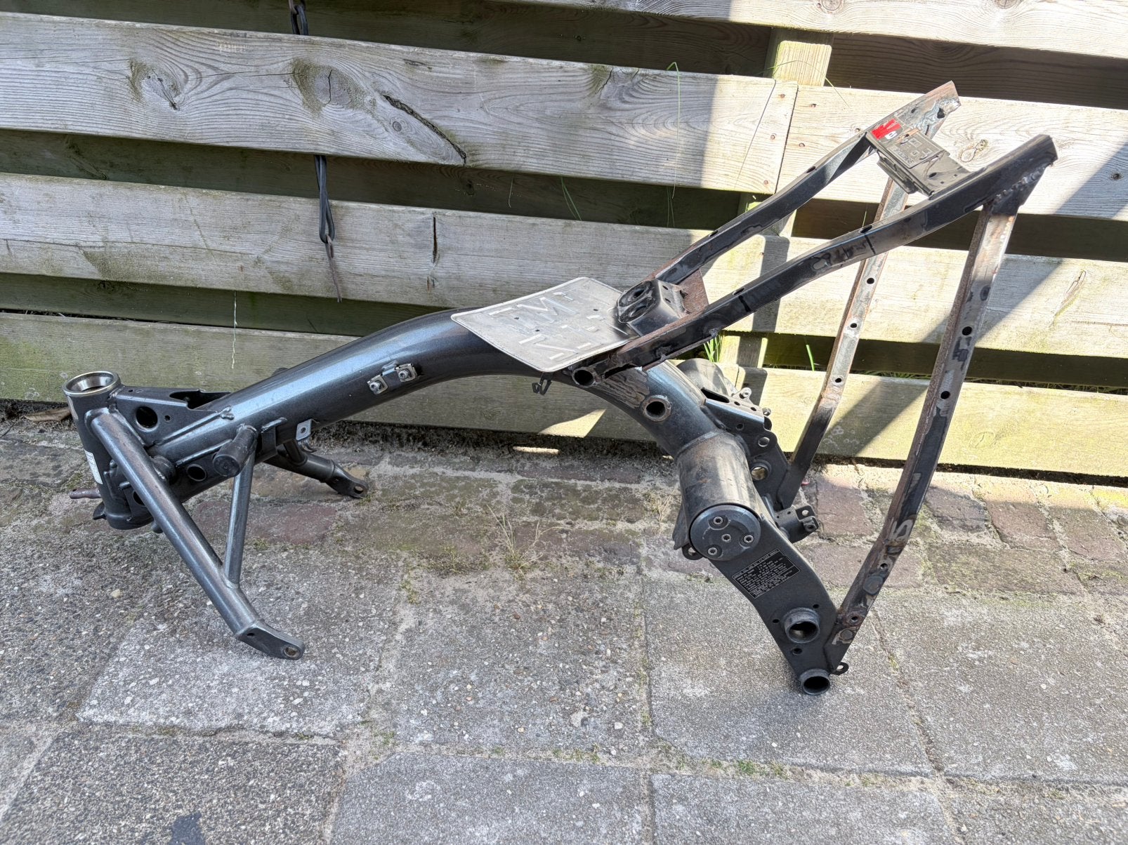 Frame Triumph trident, Ophalen, Gebruikt