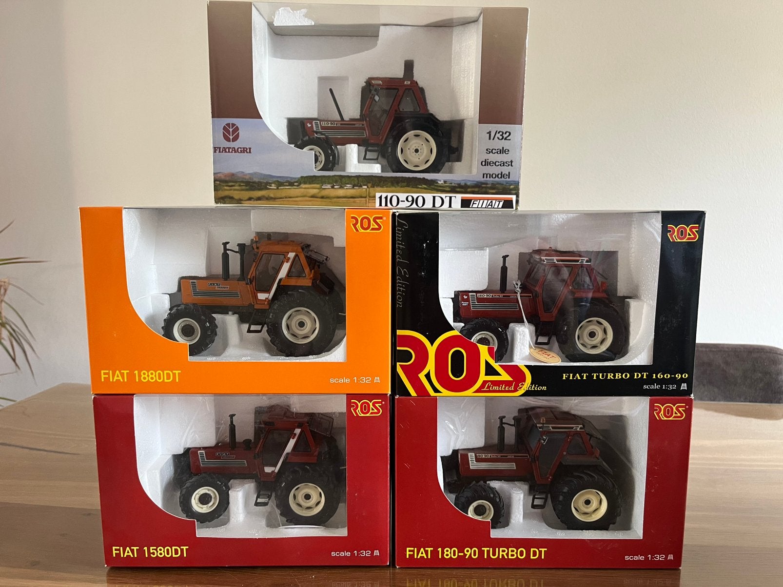 Verschillende Fiat tractors ROS Mad for Models Nieuw, Hobby en Vrije tijd, Modelauto's | 1:32, Ophalen of Verzenden, Nieuw, Tractor of Landbouw