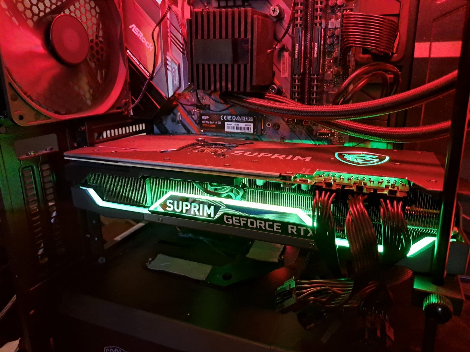 Msi 3080ti suprim X 12gb gddr6x, Computers en Software, Videokaarten, GDDR6, PCI-Express 4, Ophalen of Verzenden, Zo goed als nieuw