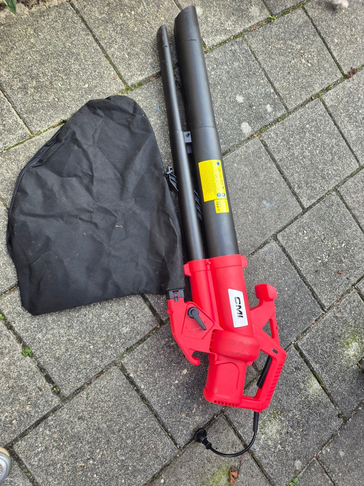 Bladblazer CMI (Gamma) - Zo goed als nieuw, Ophalen, Met opvangzak, CMI, Handgedragen