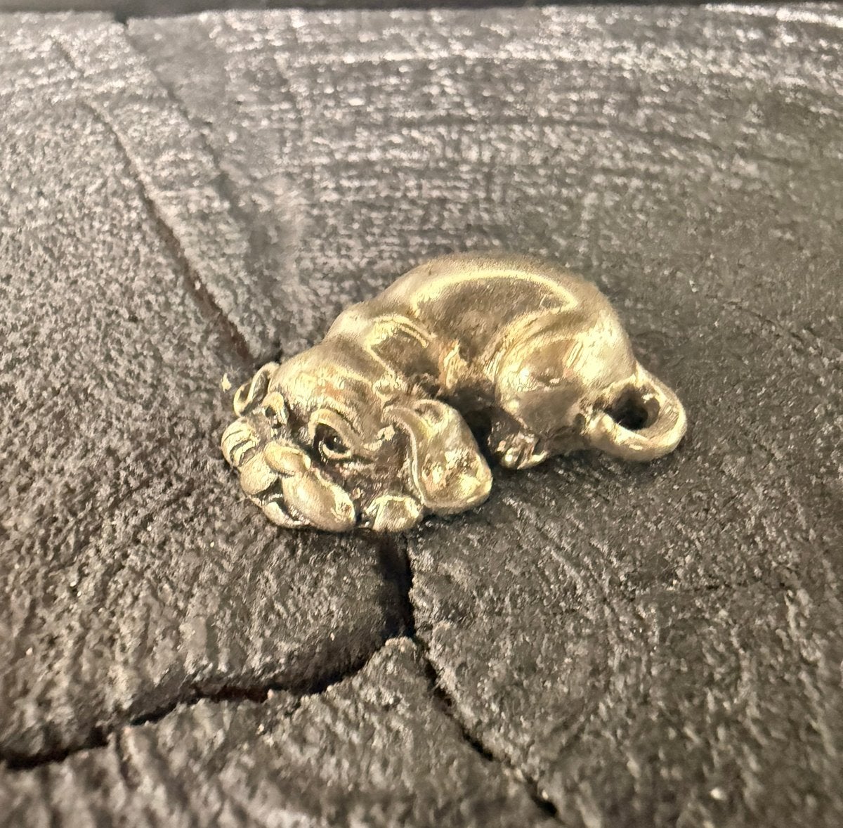 Zilveren Miniatuur Hondje - 800 Zilver, Antiek en Kunst, Verzenden