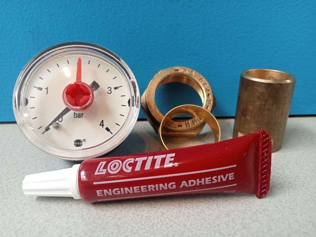 Manometer Remeha Avanta 35c CW5 S58725, Niet ingevuld, Cv-ketel of Combi-ketel, Niet ingevuld, Nieuw