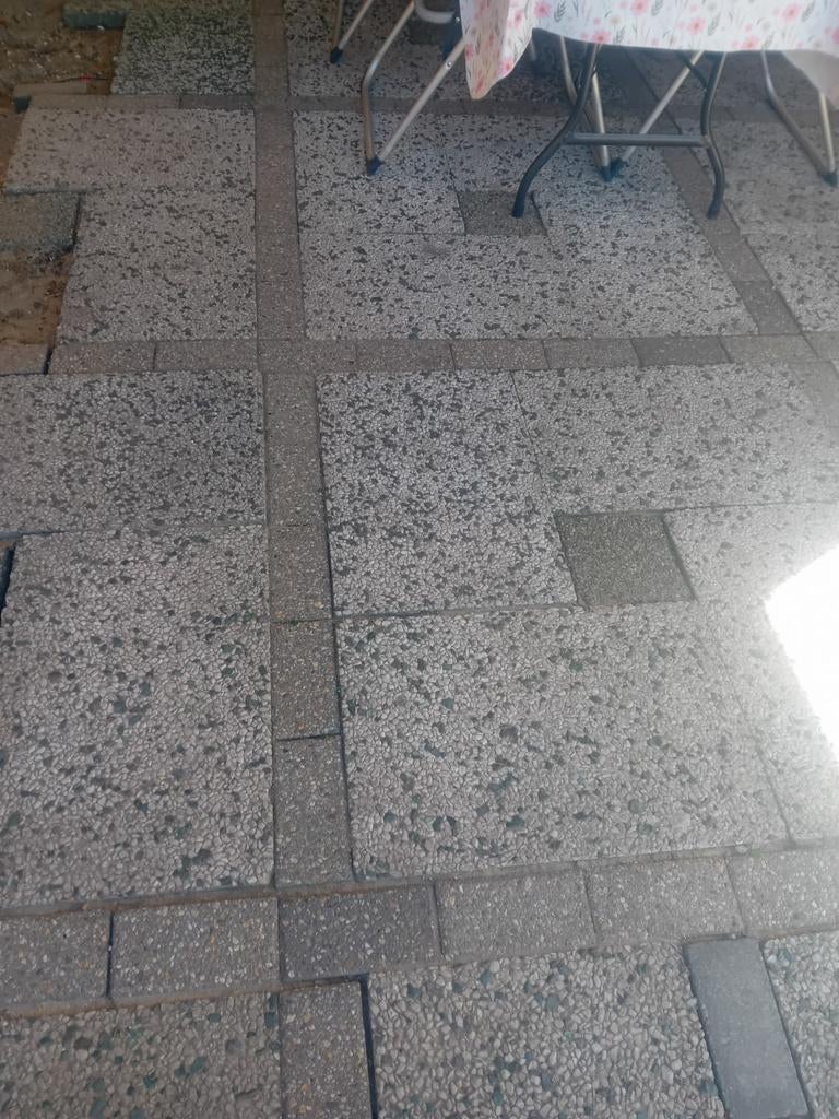 Grindtegels voor terras of pad, Tuin en Terras, Tegels en Klinkers, Ophalen of Verzenden, Gebruikt, Beton, Terrastegels
