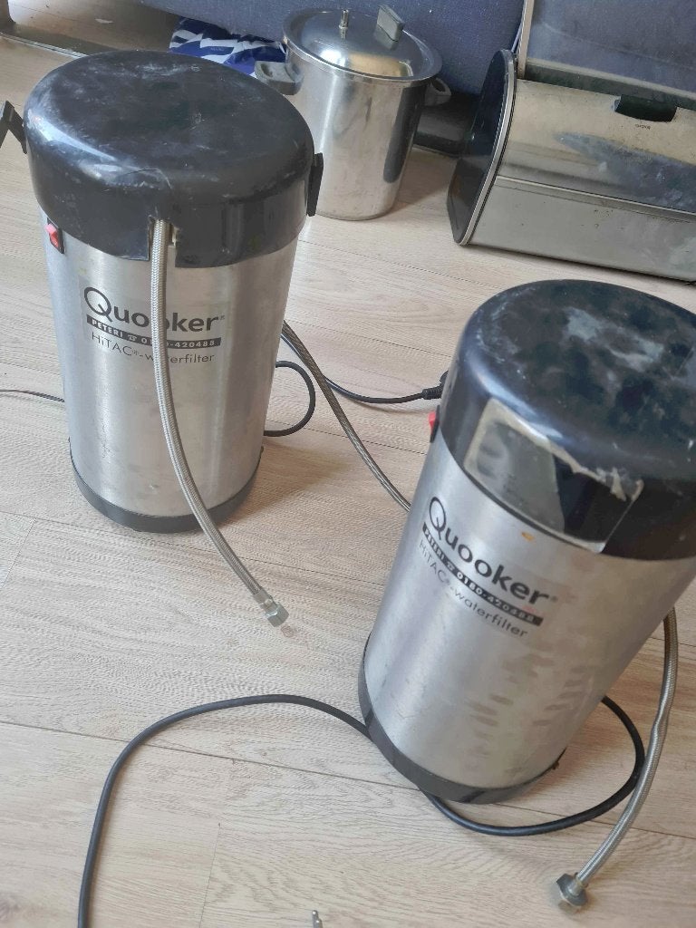 Duo Quooker ST-800 boilers 3L – 1 sputtert, 1 defect, Ophalen, Gebruikt, Boiler, Minder dan 20 liter