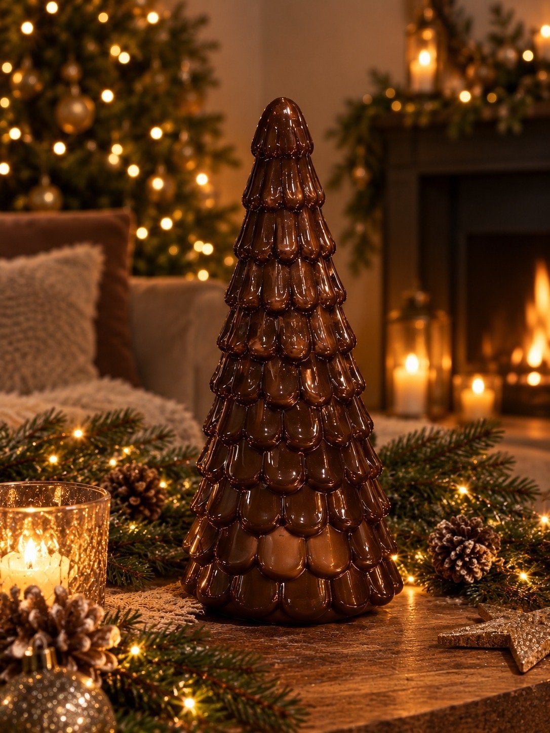 Glazen kerstboom, Diversen, Ophalen, Zo goed als nieuw