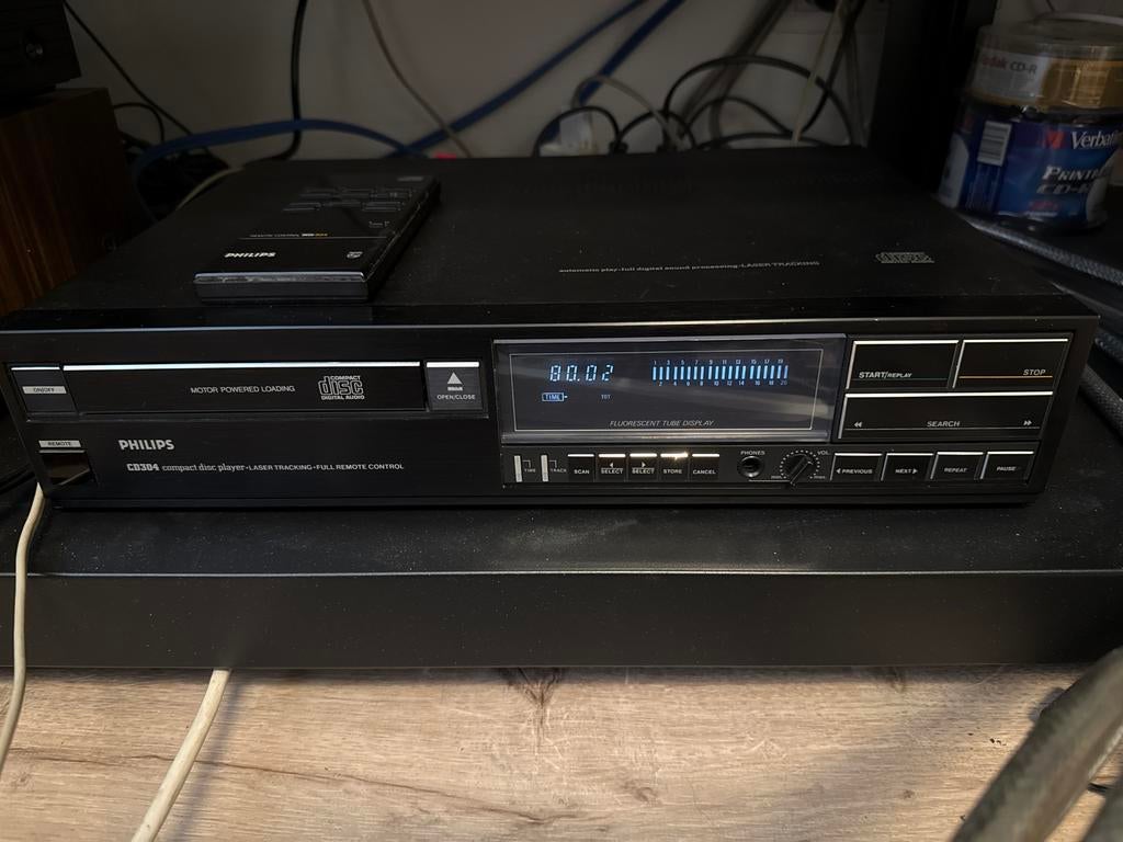 Philips CD304 Compact Disc Speler - Vintage Audio, Ophalen, Gebruikt, Philips