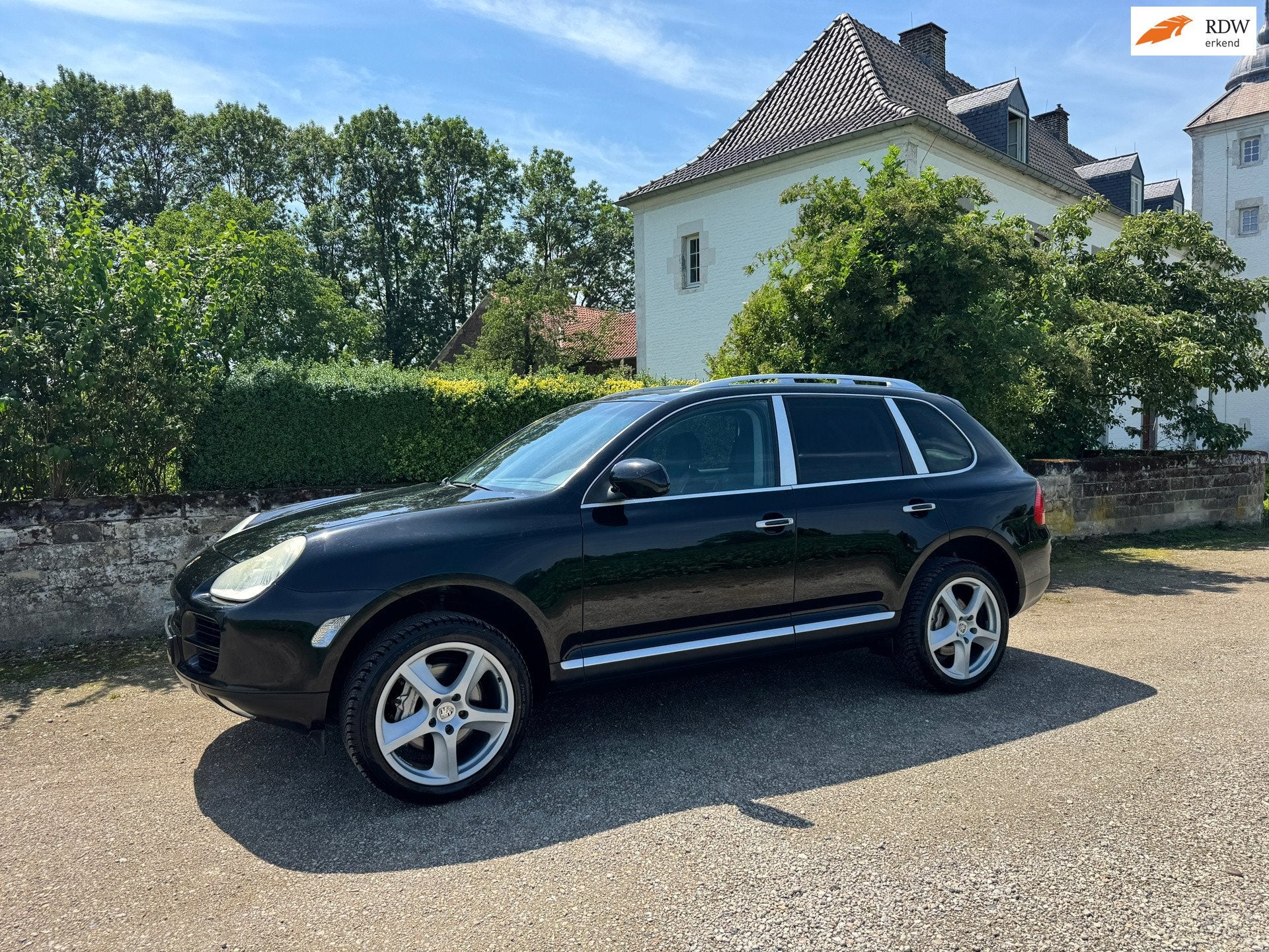 Porsche Cayenne S 4.5 V8 2004 Youngtimer Standkachel Carbon, Auto's, Automaat, Cayenne, 8 cilinders, Leder