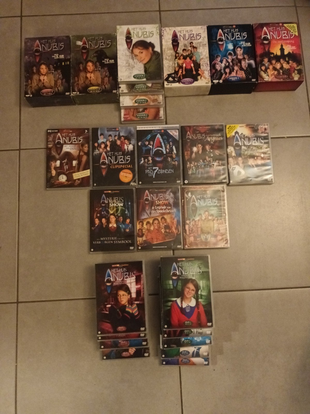 dvd pakket Het Huis van Anubis, Alle leeftijden, Ophalen of Verzenden, Zo goed als nieuw