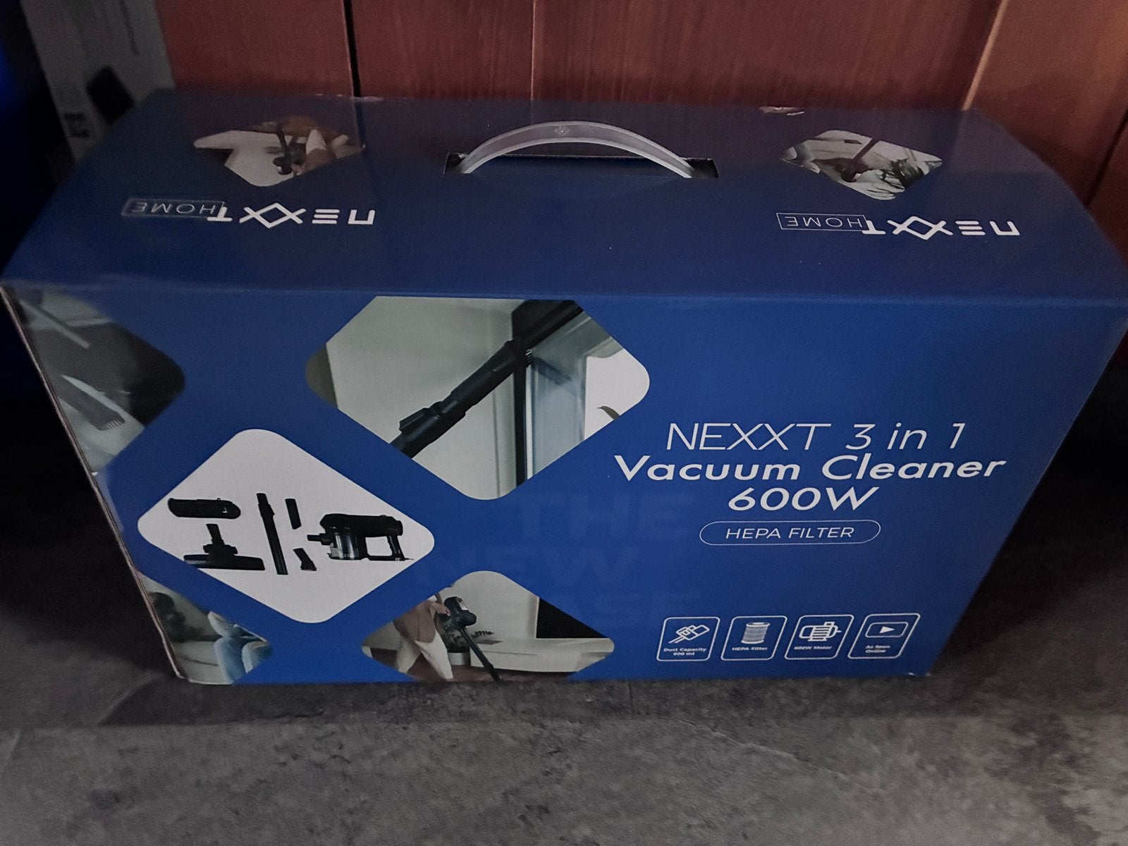 Nexxt steelstofzuiger met snoer, Ophalen, Nieuw, Minder dan 1200 watt, Reservoir