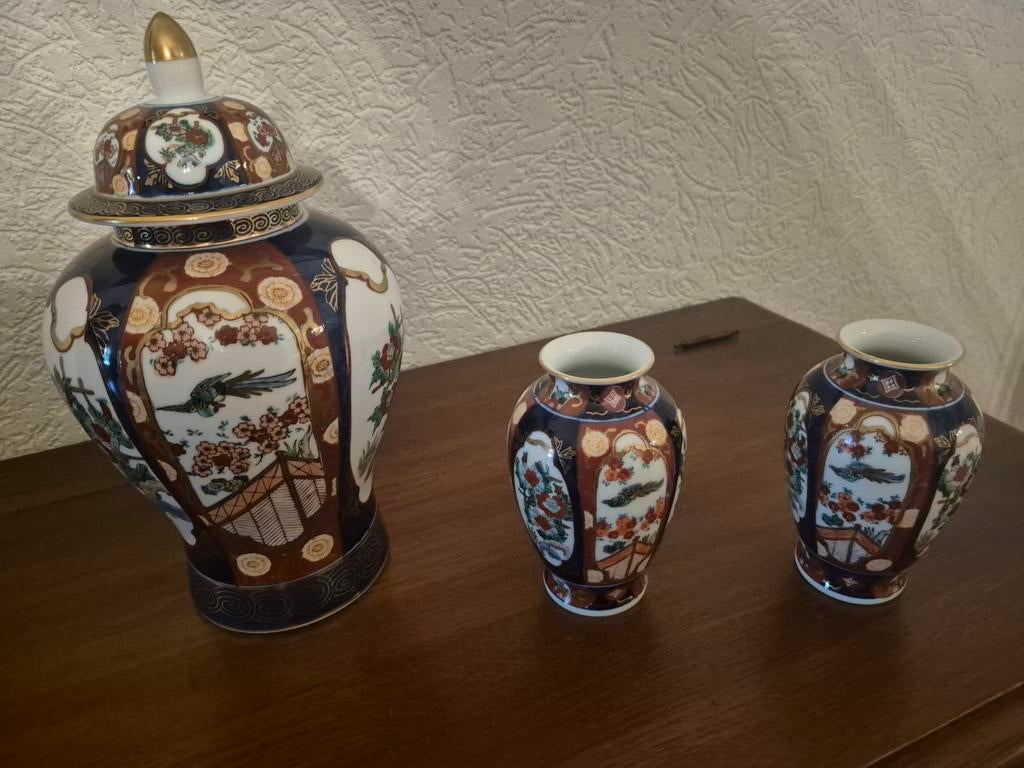 Gold Imari vazen set - handgeschilderd, Ophalen
