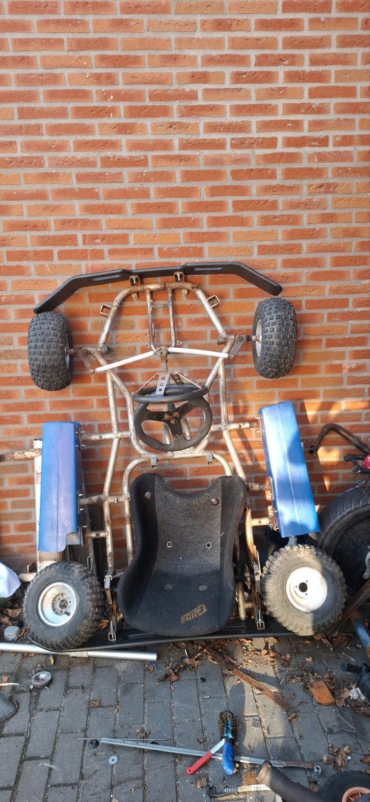 Kart met motoren, Sport en Fitness, Ophalen, Gebruikt, Onderdelen Kart
