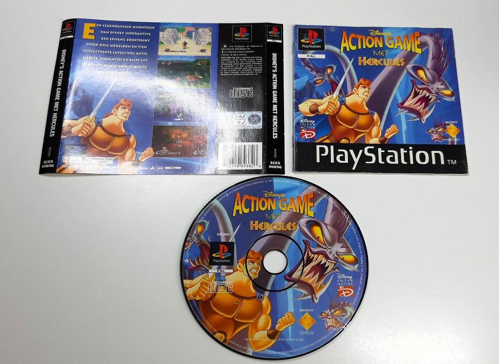 Disneys action Game Met Hercules PlayStation 1 Ps1, Spelcomputers en Games, Avontuur en Actie, Verzenden, 1 speler, Zo goed als nieuw