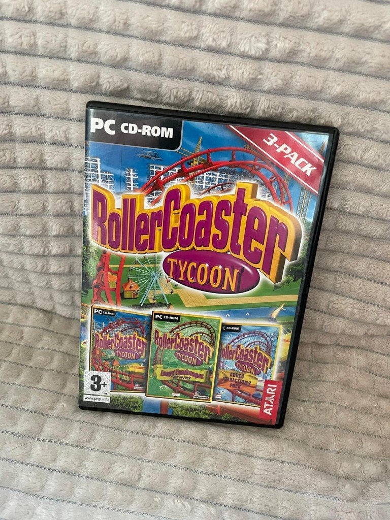 Oldskool Rollercoaster Tycoon, 1 speler, Ophalen of Verzenden, Zo goed als nieuw, Vanaf 3 jaar