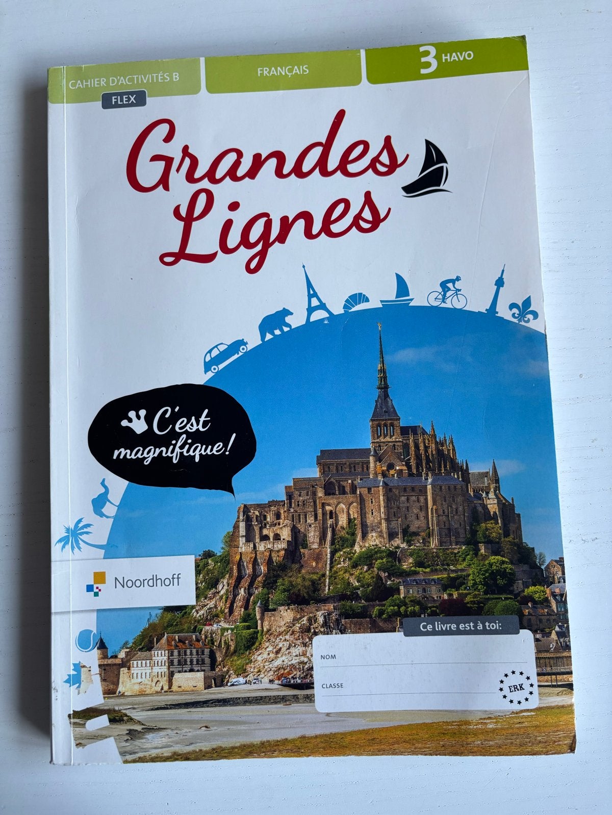 Grandes Lignes Frans 3 HAVO deel B, Ophalen of Verzenden, Gamma, Zo goed als nieuw, Overige niveaus