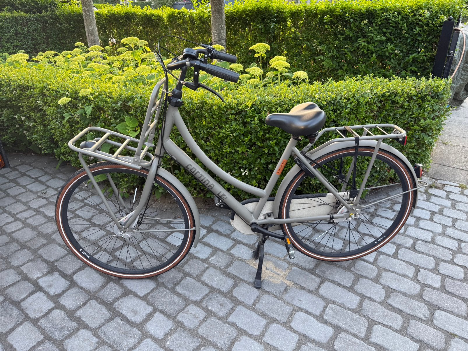 Cortina U4 transportfiets 28 inch V3 Army Green, Ophalen of Verzenden, Zo goed als nieuw, Versnellingen