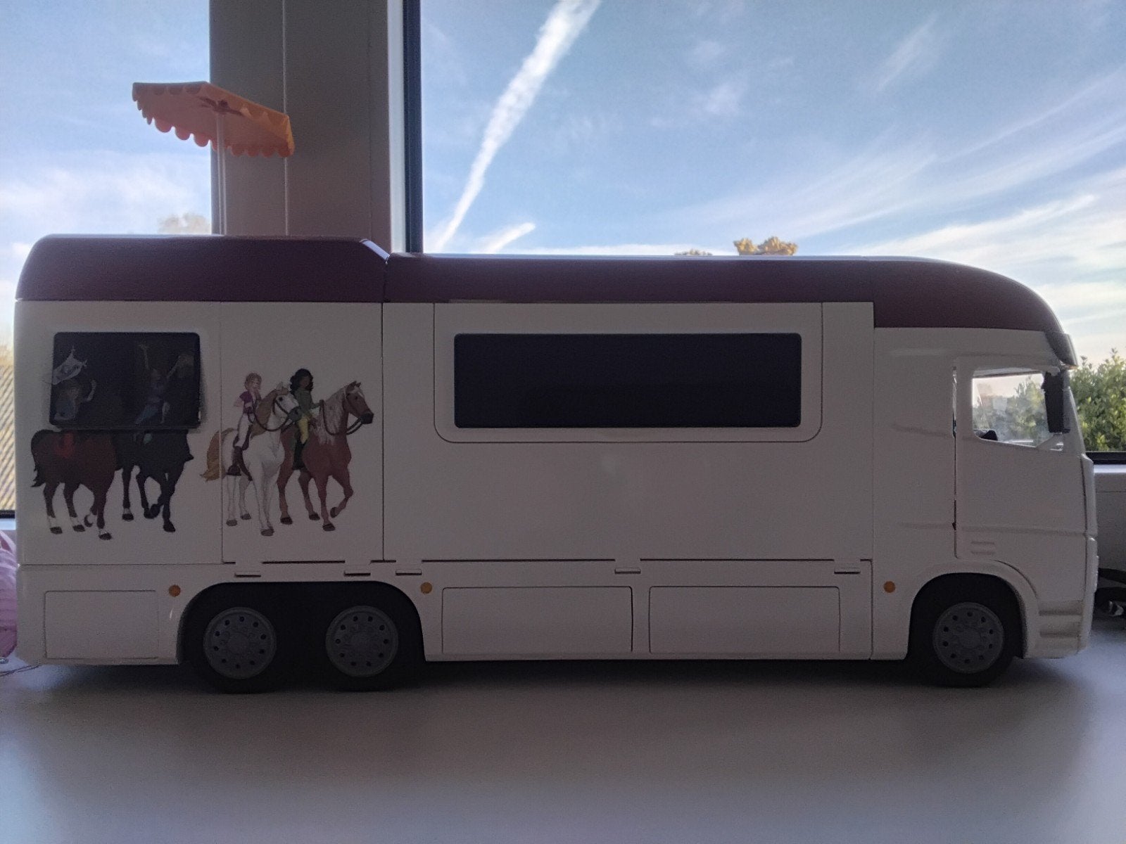 Schleich paarden trailer - Superleuk speelset!, Ophalen of Verzenden, Gebruikt