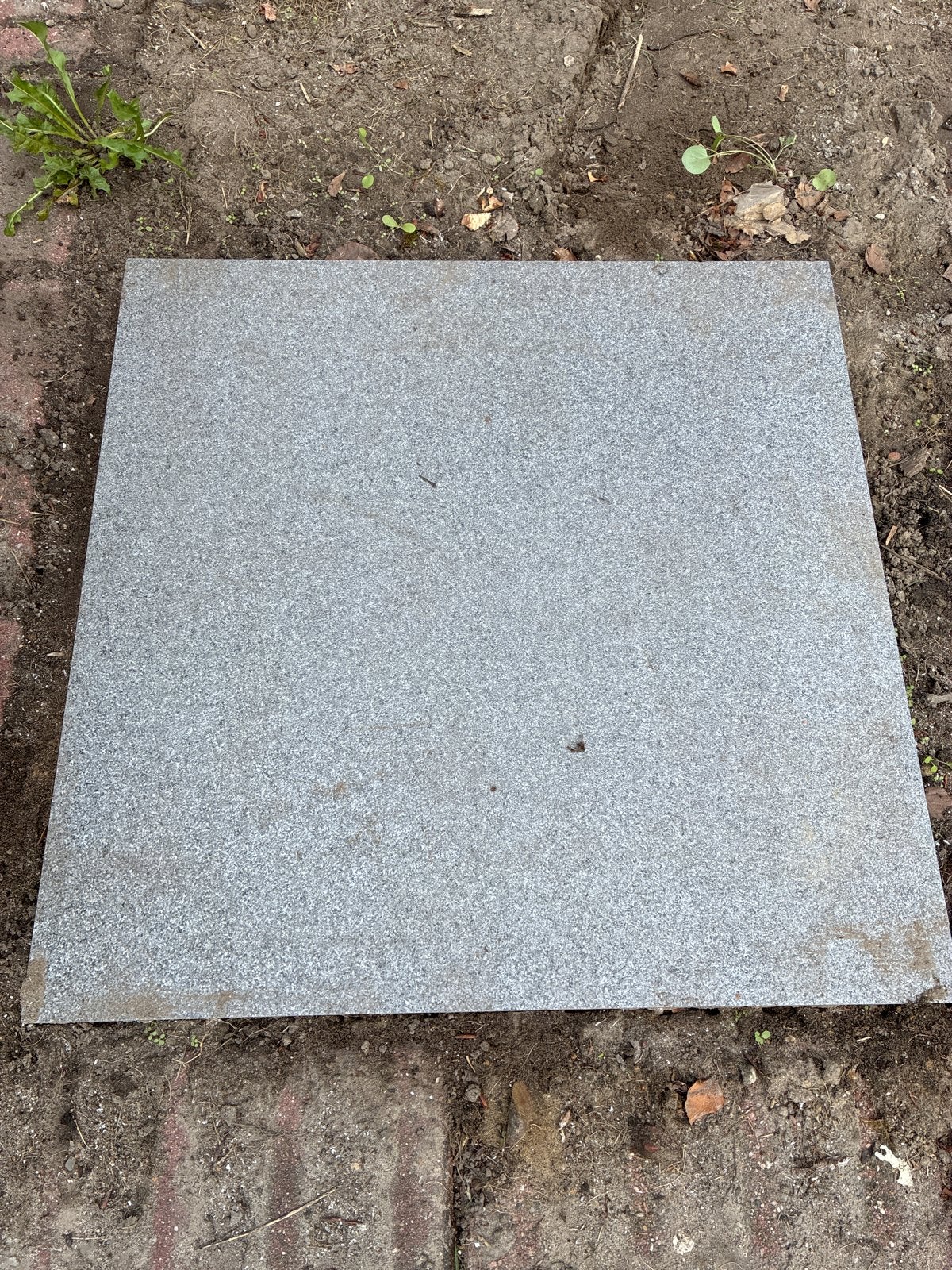 Gratis 4 Tuintegels 60x60 cm, Ophalen, Gebruikt, Beton, Terrastegels
