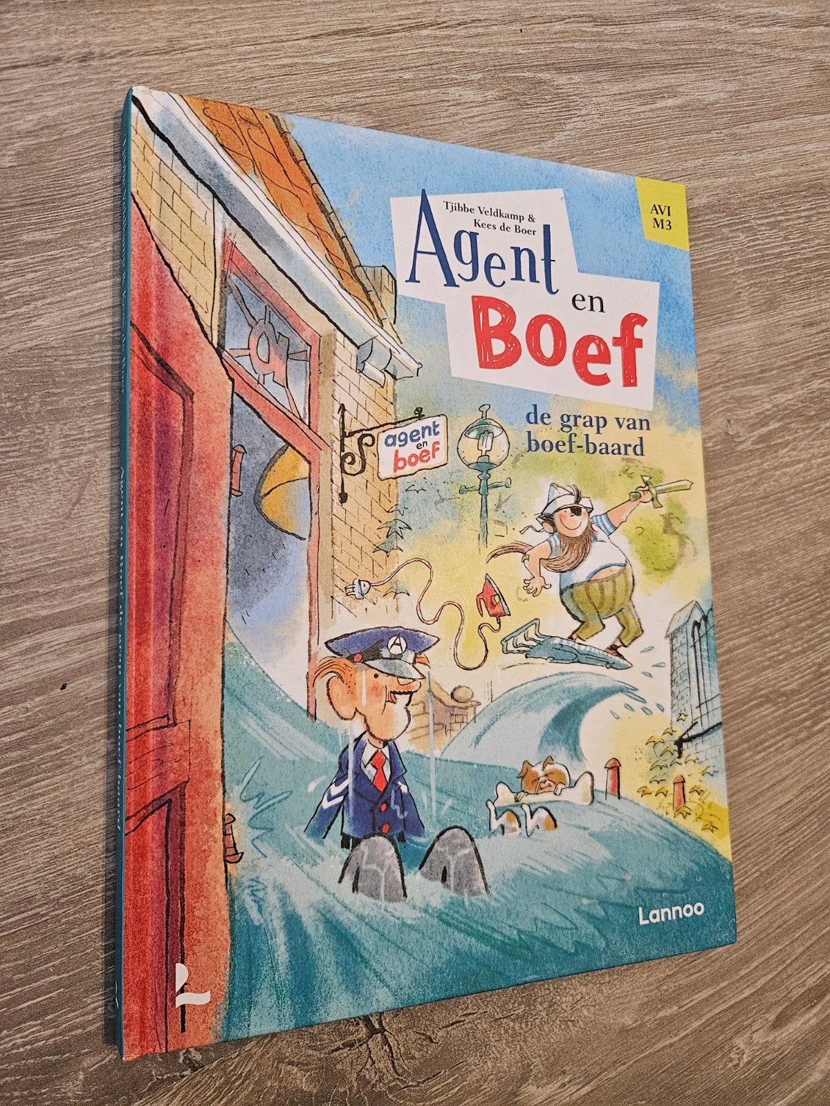 Agent en Boef: De grap van Boef-Baard (AVI M3), Ophalen of Verzenden, Zo goed als nieuw, Tjibbe Veldkamp & Kees de Boer, Fictie algemeen