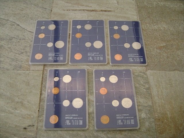 5 FDC jaarsets Nederland 1982 t/m 1986, Ophalen of Verzenden, Koningin Beatrix, Overige waardes, Setje