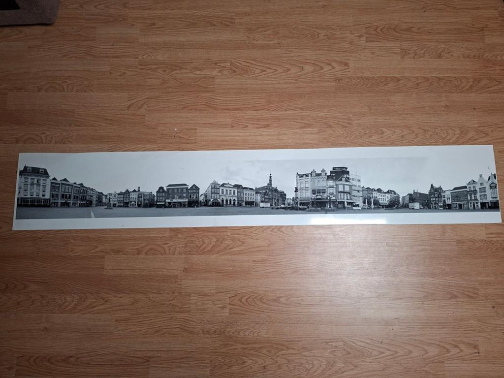 Unieke 360 graden foto Marktplein Den Bosch jaren '80, Antiek en Kunst, Kunst | Tekeningen en Foto's, Ophalen