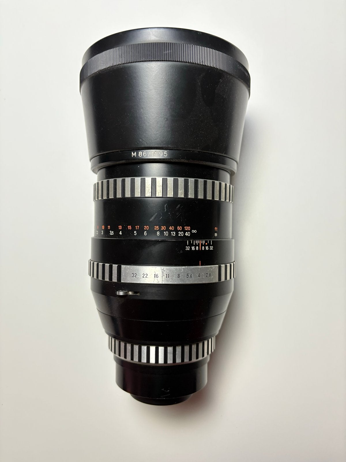 Carl Zeiss Jena DDR 180mm 1:2.8 Telelens, Gebruikt, Overige vattingen, Zeiss, Handmatige focus