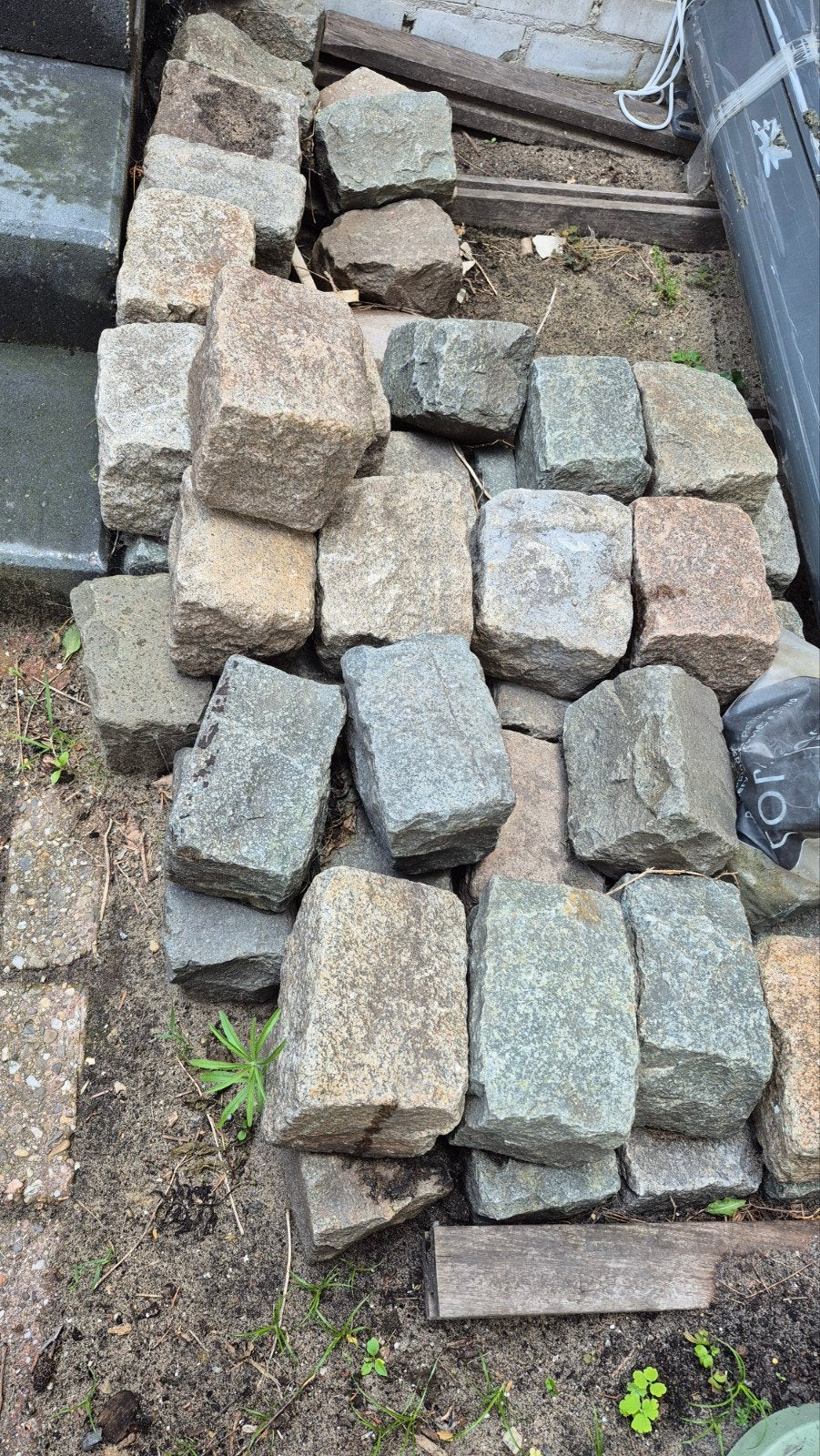 Mooie partij kinderkopjes voor tuin of oprit, Ophalen, Gebruikt