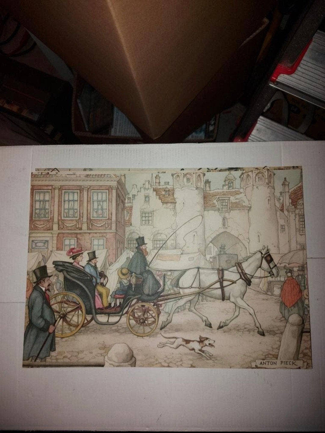 Anton Pieck Prenten - Diverse Scènes, Ophalen of Verzenden, Print, Print/reproductie