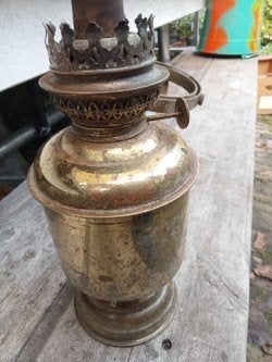 oude zware scheeps olie wand lamp met cardanische ophanging, Verzenden, Gebruikt, Zeilboot, Overige typen