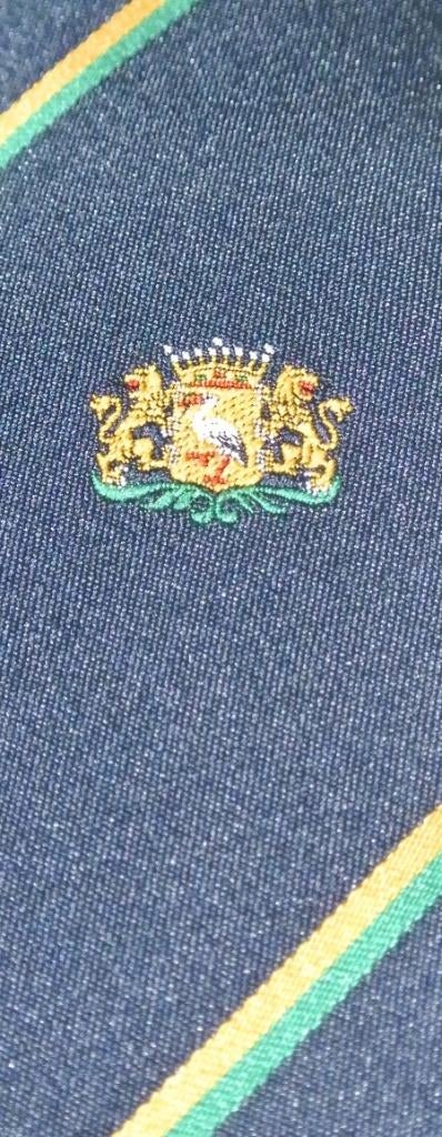 Den Haag Gemeente Wapen stropdas Ooievaar en 's-Gravenhage, Ophalen of Verzenden, Nieuw, Blauw