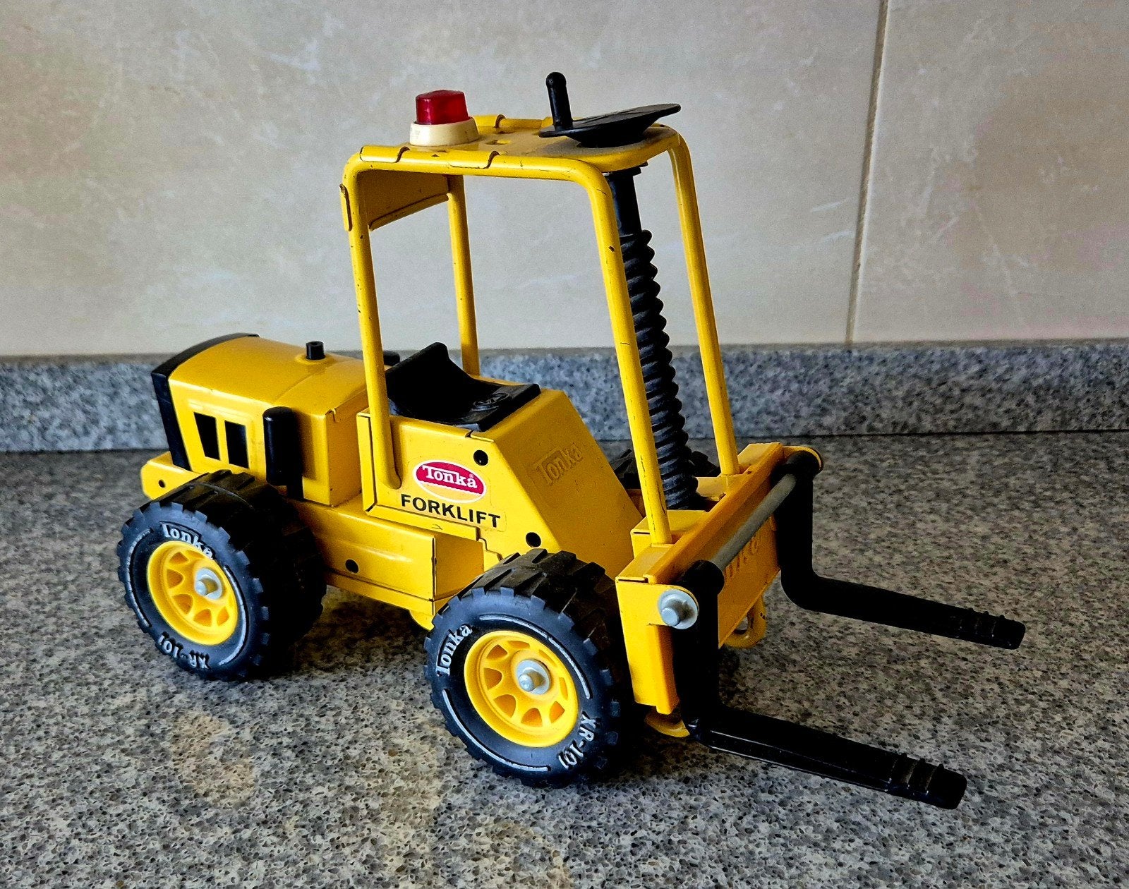 Tonka heftruck in nette staat, jaren 70
Vintage, Ophalen of Verzenden, Gebruikt