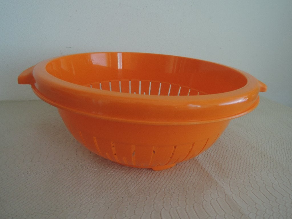 Nooit gebruikte oranje vergiet, Overige typen, Kunststof, Nieuw, Ophalen of Verzenden