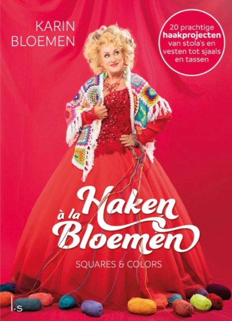 Haken à la Bloemen: Squares & Colors - Karin Bloemen, Hobby en Vrije tijd, Breien en Haken, Ophalen of Verzenden, Zo goed als nieuw