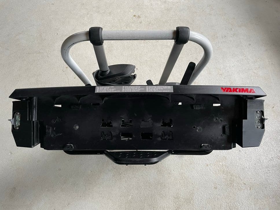 YAKIMA Fold Click 2 fietsendrager voor 2 elektrische fietsen, Gebruikt, Ophalen of Verzenden, 2 fietsen, Trekhaakdrager