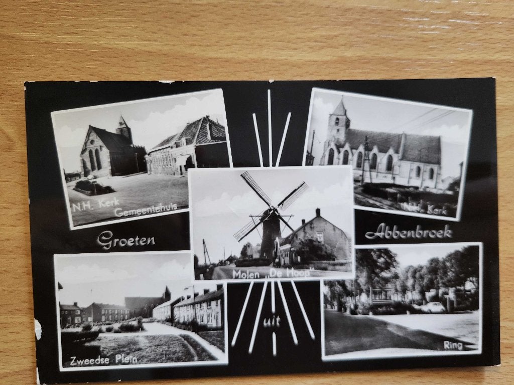 ansicht ABBENBROEK Meerluik, Verzamelen, Ophalen of Verzenden, Voor 1920, Zuid-Holland