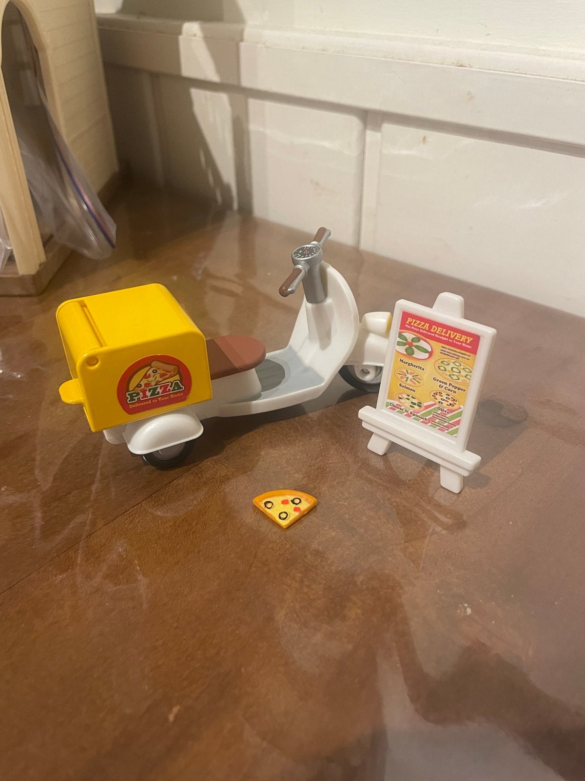 Sylvanian familie pizza bezorg spullen, Ophalen, Gebruikt, Poppenhuis